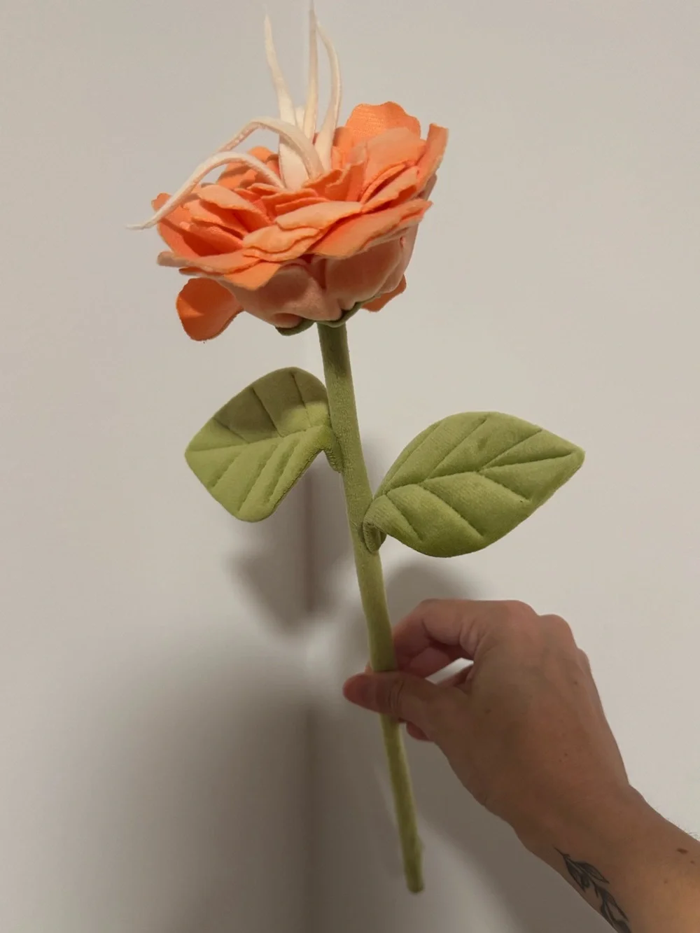 CJ Hendry Flower Market (Rockefeller Center 2025) Orange plush Flower